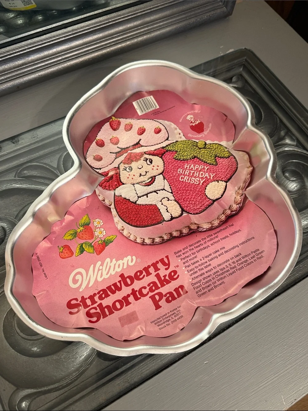 Vintage Wilton Strawberry Shortcake Cake Pan